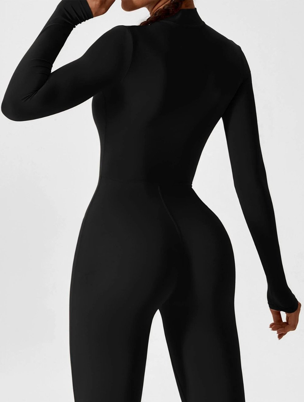 Long Sleeve Zipper Jumpsuit - GetLivetta