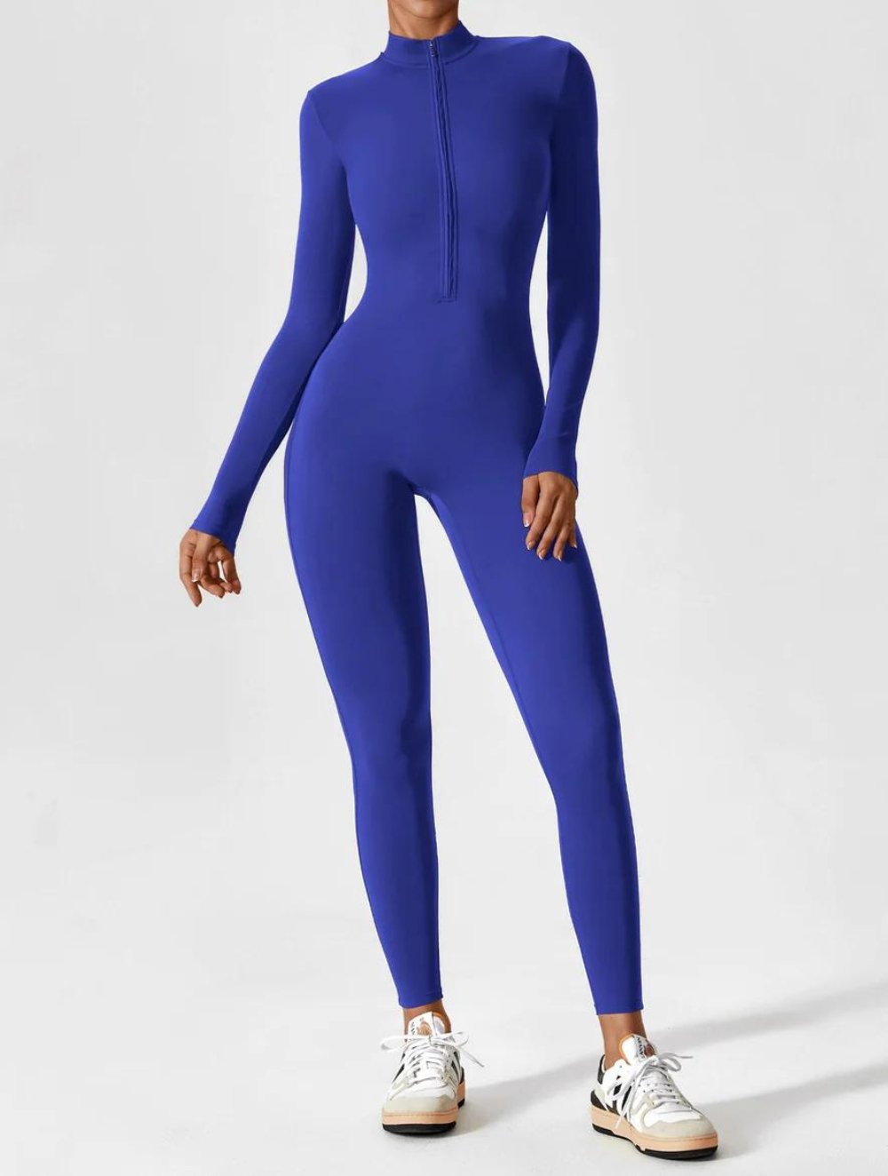 Long Sleeve Zipper Jumpsuit - GetLivetta