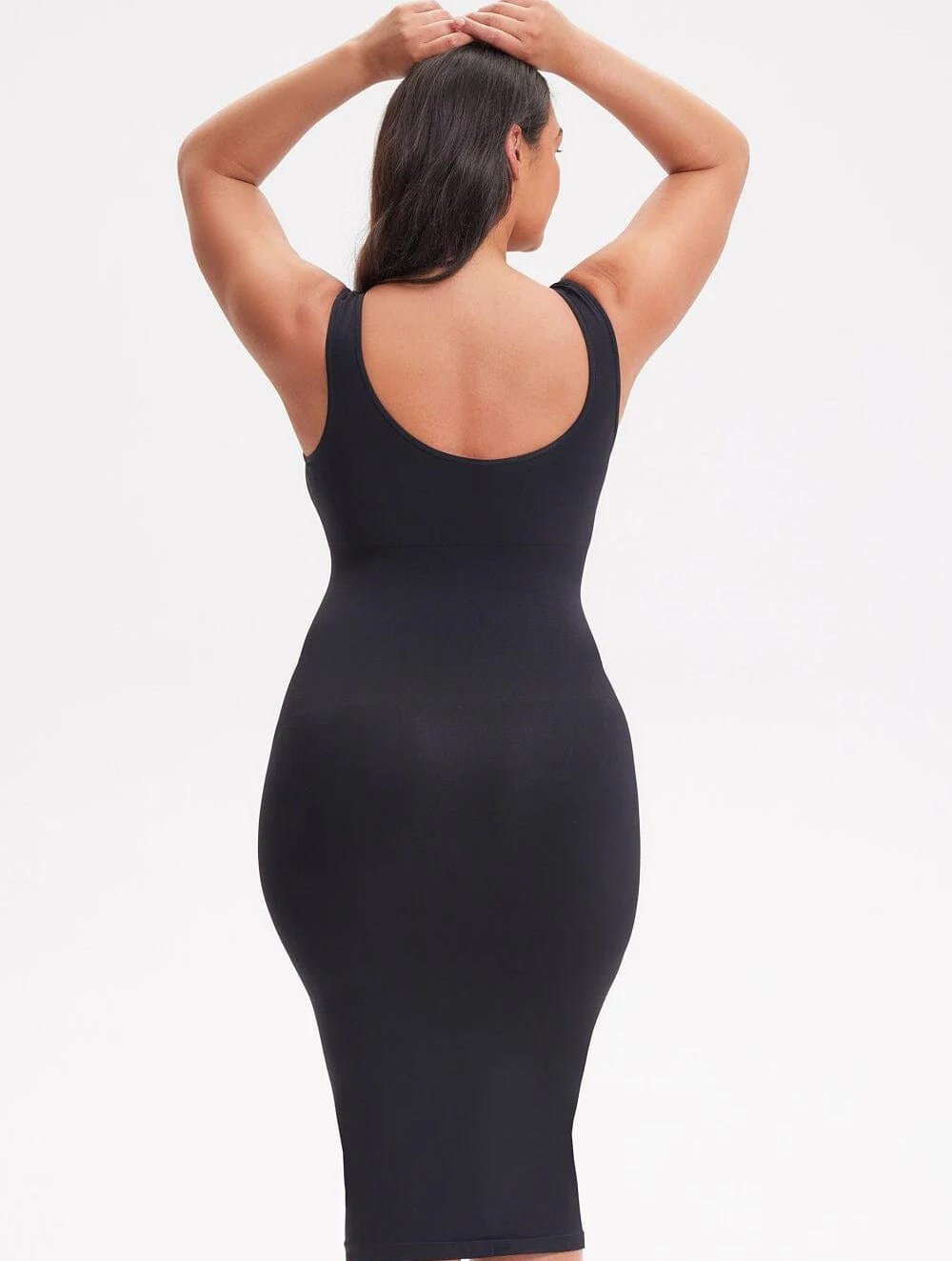 Shapewear Halter Midi Dress - GetLivetta