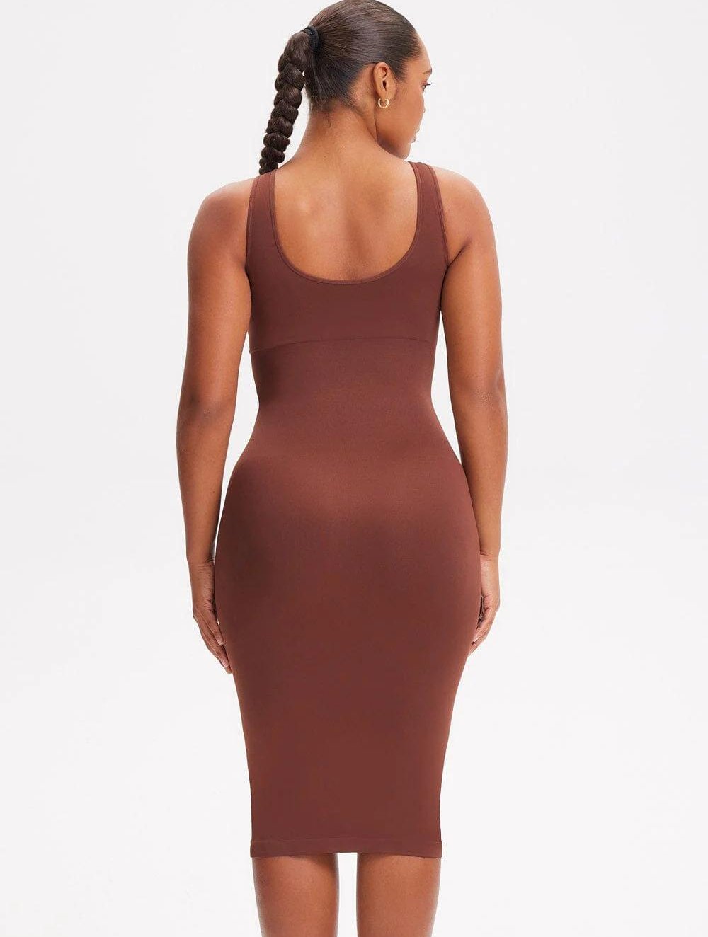 Shapewear Halter Midi Dress - GetLivetta