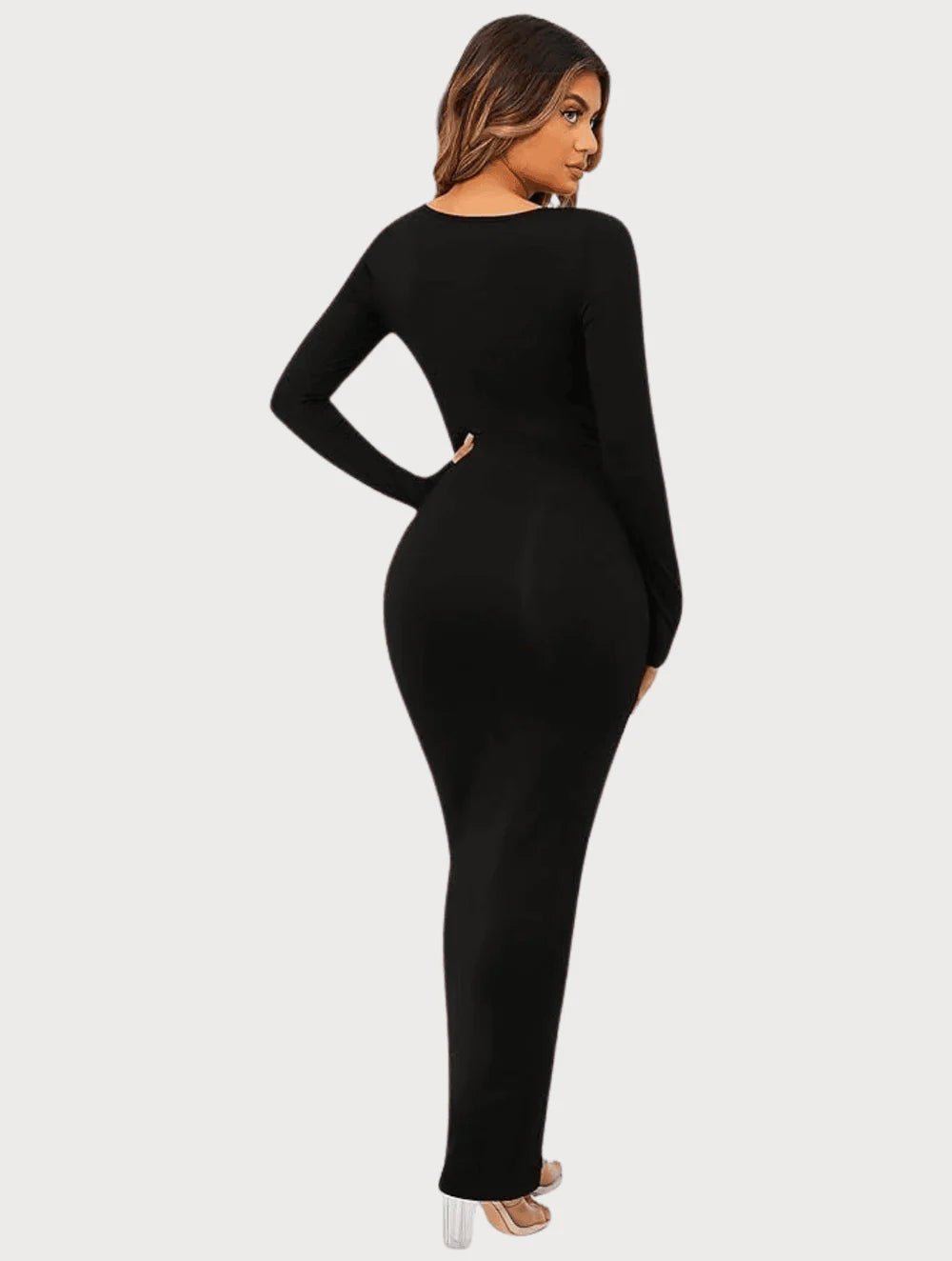 Shapewear Long Sleeve Dress - GetLivetta