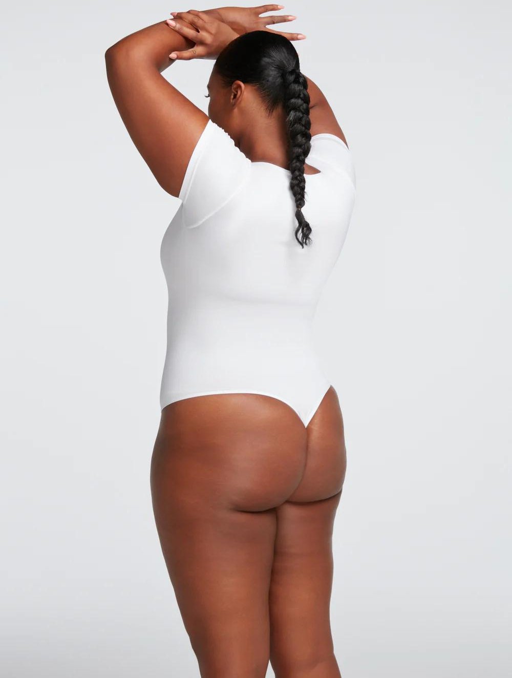 Short Sleeve Thong Bodysuit - GetLivetta